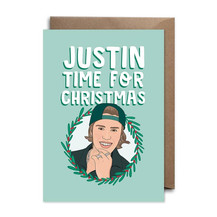 Bonne Nouvelle – Großhandel Weihnachtskarte – Justin Bieber Weihnachtskarte — Justin Time For Christmas5