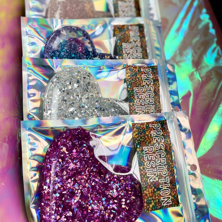 Prescription Resin - Wholesale Jewelry Dish - RESIN HEART JEWELLERY DISH | RING TRAY x 6 MIXED ASSORTMENT4