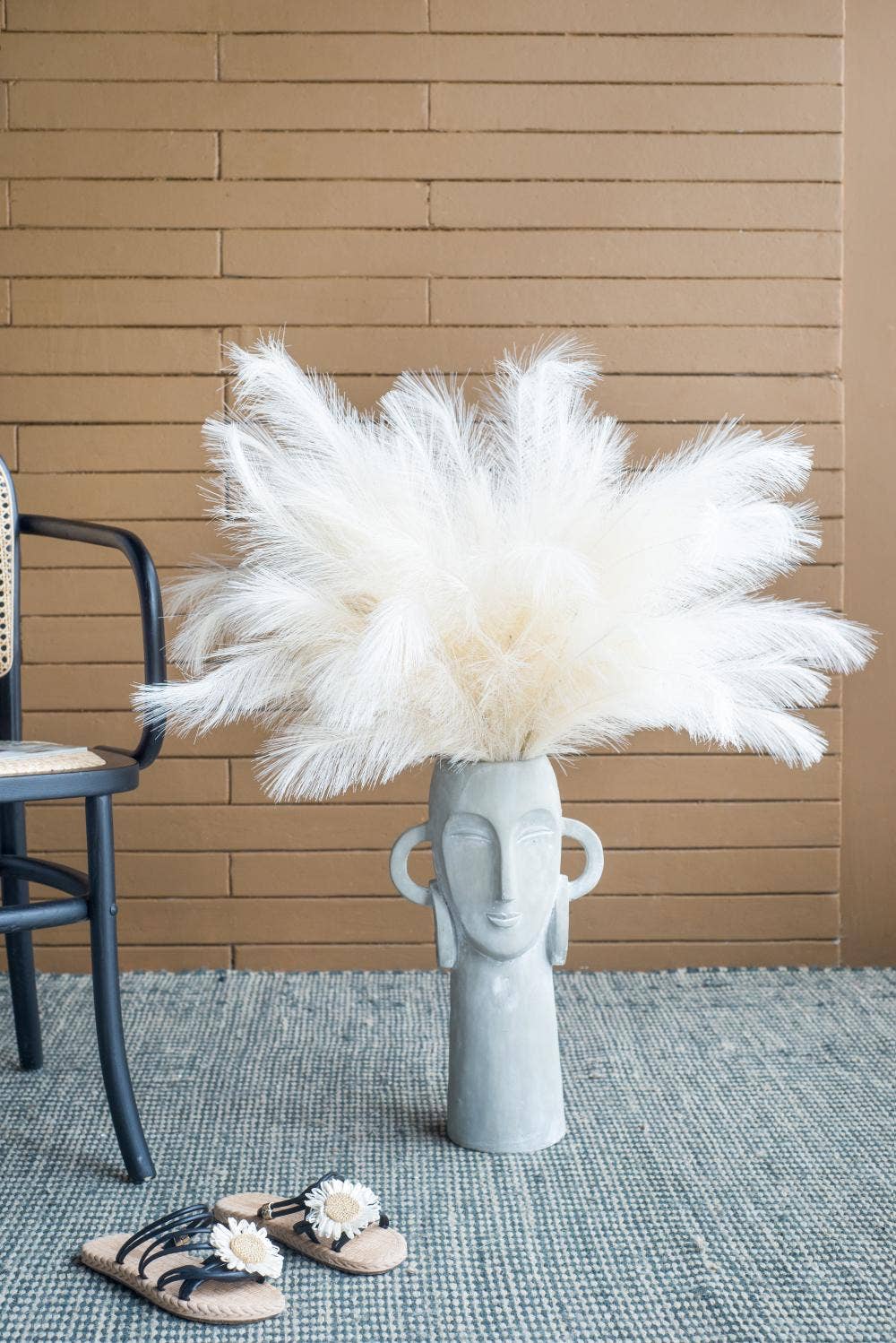 A&B Home Group Inc. - Wholesale Artificial Plant - 8x1x31.5"H 3pc/Bag White Pampas Grass Bouquet3