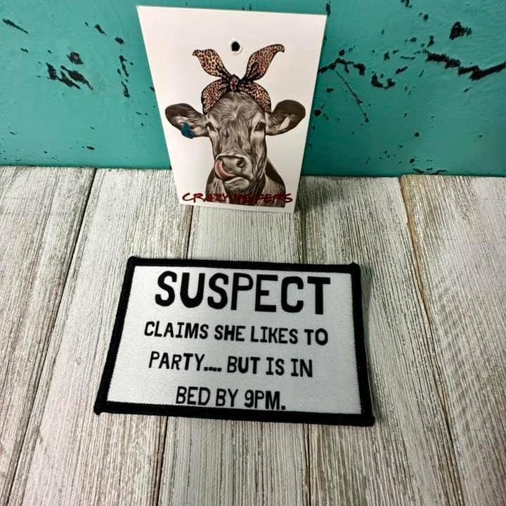 Crazy Heifers Wholesale - Wholesale Patch - DTF Patches Suspect-Iron on: Custom Option Available1