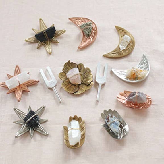 Ariana Ost - Wholesale Decorative Plate/Dish/Bowl - Sound Healing Crystal Kit - Tuning Fork 7