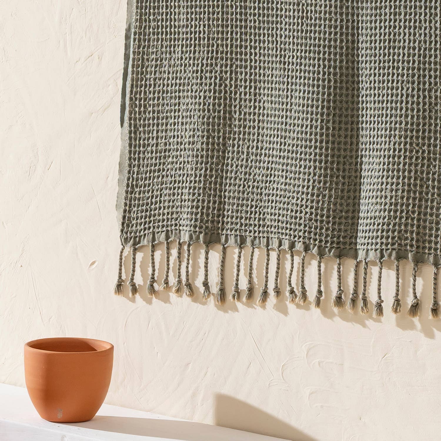 Kikoya – wholesale Beach towel – Stonewashed Waffle Beach Towel Turkish Hamam Fouta Vintage2