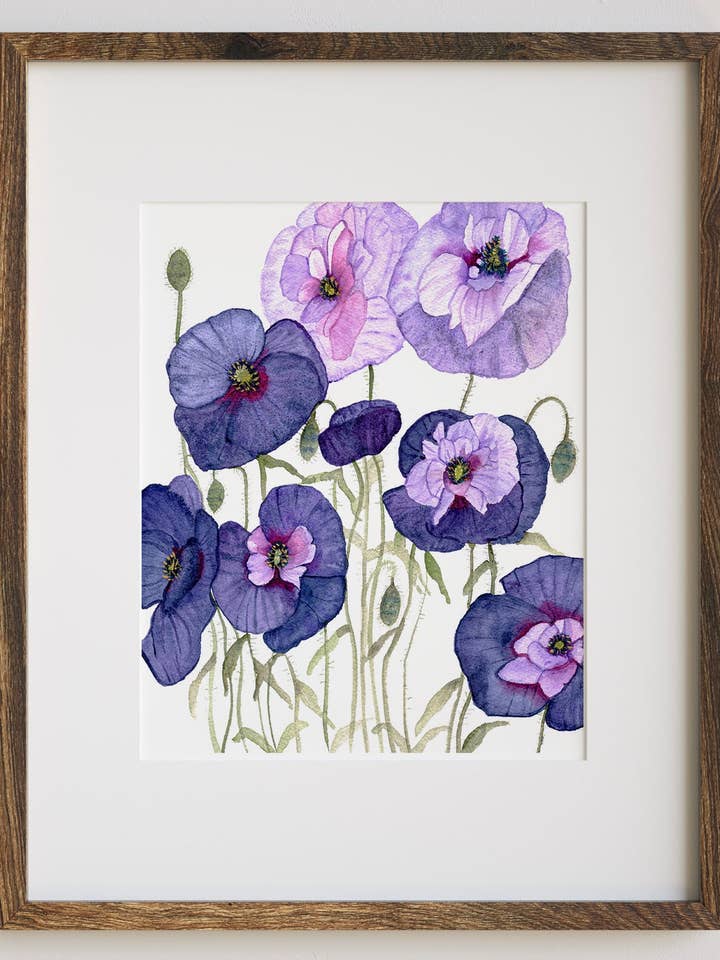 Lavender Field Art Print for wholesale by Jradartdesign