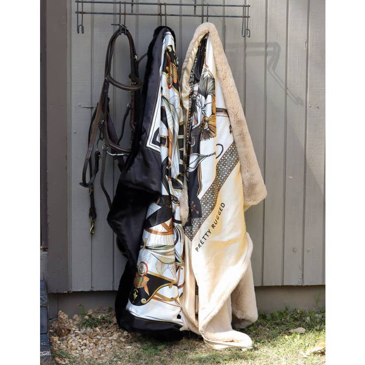 Pretty Rugged - Vendita all'ingrosso Plaid - Coperta Equestre in Finta Pelliccia di Cammello