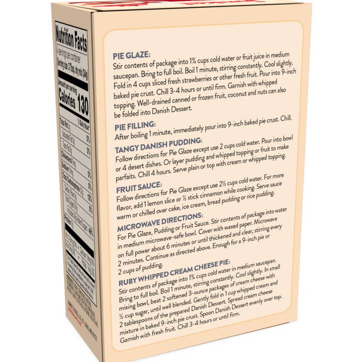 Junket Desserts - Wholesale Pudding - Strawberry Deens dessert (geval van 12)1