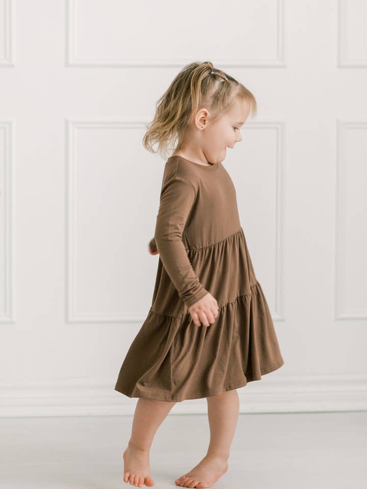 Annie Tiered Dress for wholesale by Little Lott Clothing Co.