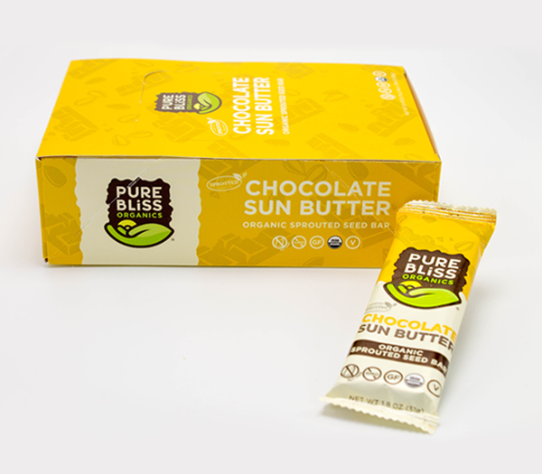 Pure Bliss Organics - Wholesale Snack Bar - Chocolate Sun Butter Nut Free - 1.7oz2