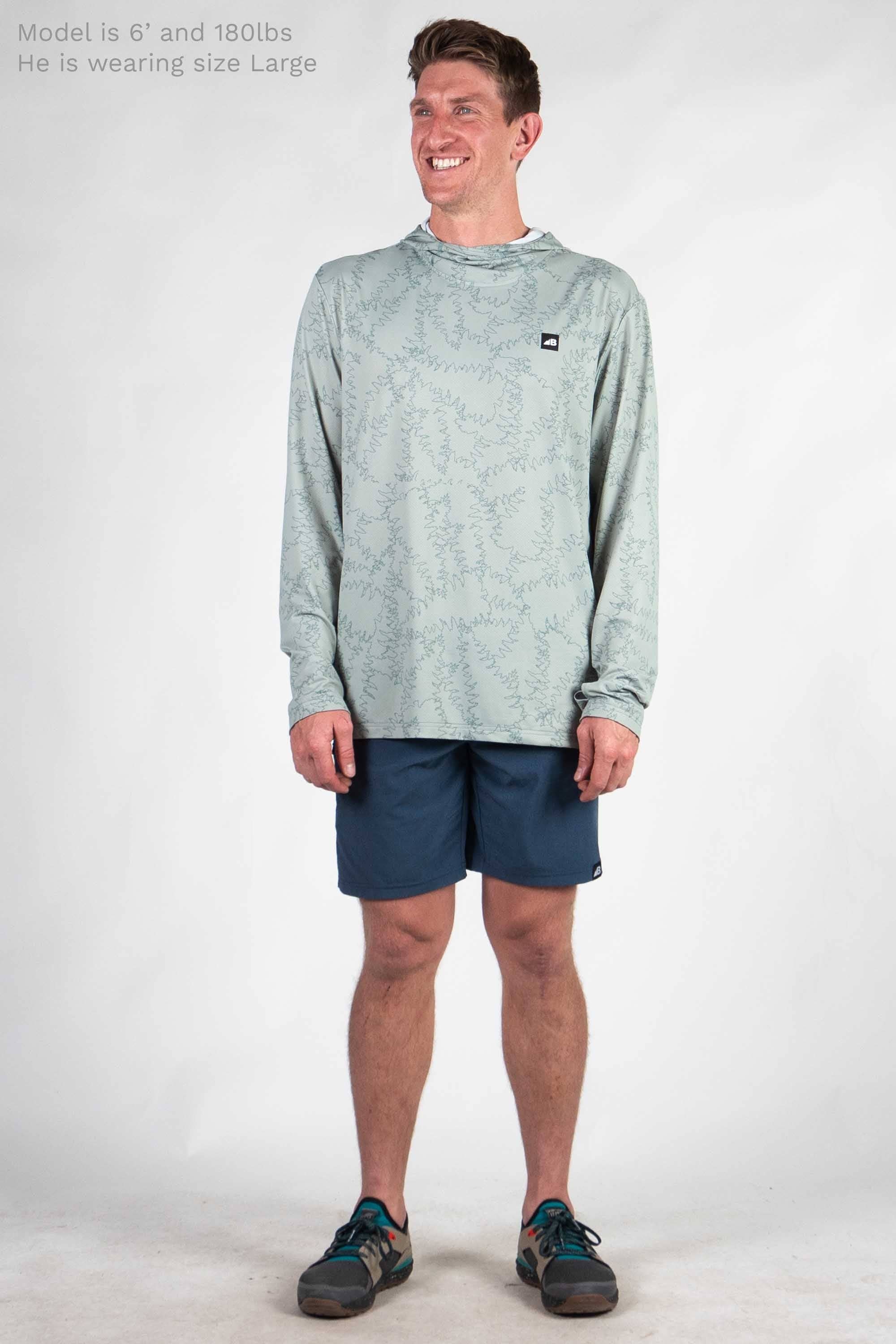 Belong Designs - Wholesale Hoodie - Men's - Men's Ascent UPF50 Sun Hoodie43