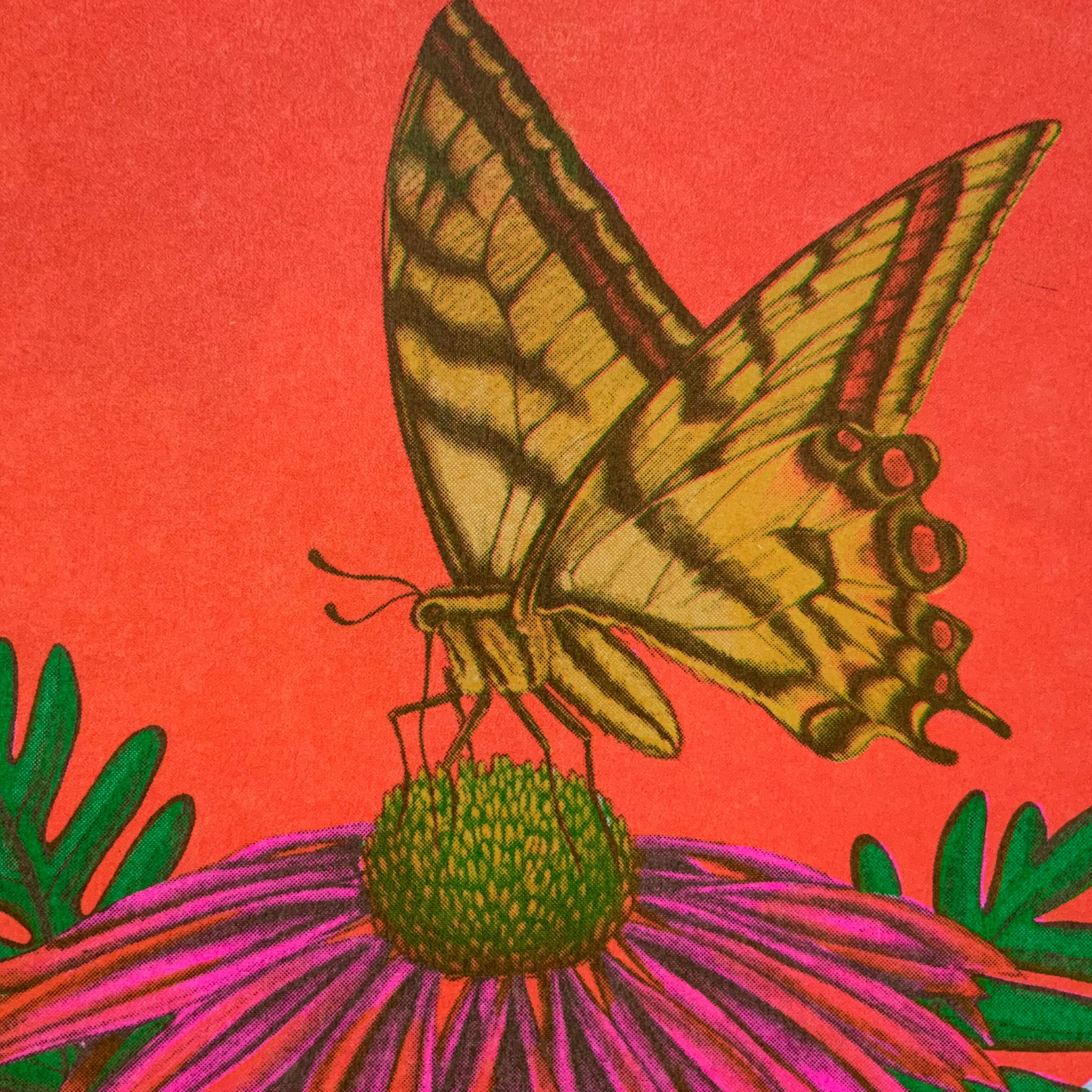 Psychedelic Lens - Wholesale Art Print - Butterfly Riso Print4