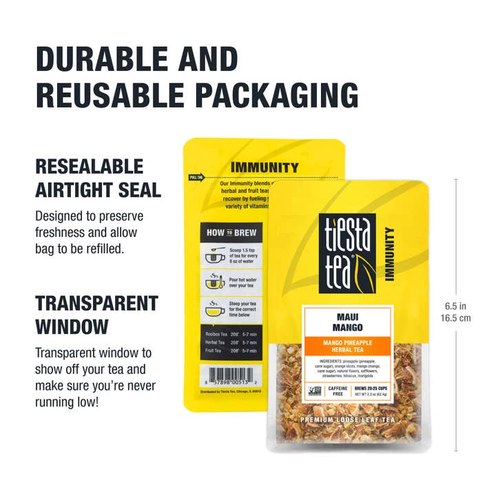 Tiesta Tea Company - Wholesale Loose tea - Maui Mango - Mango Pineapple Herbal Tea21