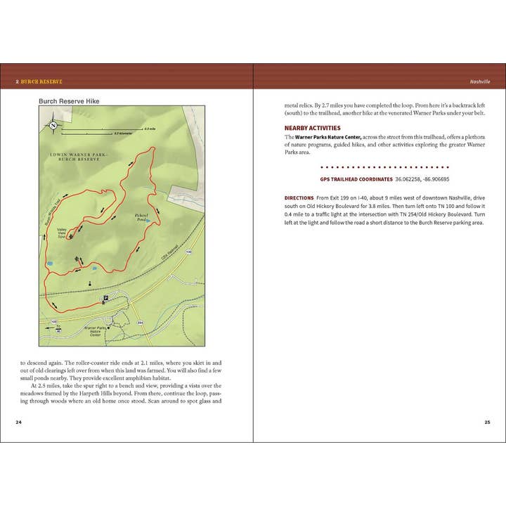 AdventureKEEN - Wholesale Book - Adult - 60 Hikes: Nashville 5e
