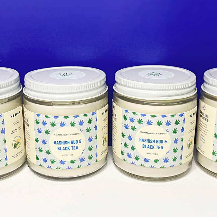 Daralyn's Designs - Wholesale Jar/Filled Candle - Cannabis Candle | 4oz | Hemp Wax7