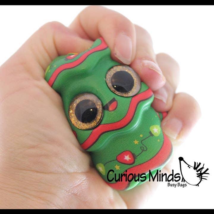 Curious Minds Toys - Wholesale Squishy toy – Kids & Baby - 1 Sparkle Eye Winter Animal Themed Slow Rise Squishy Toys -10