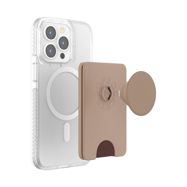 PopSockets - Vente Étui portefeuille pour téléphone – unisexe - Portefeuille de téléphone PopSockets MagSafe - Latte6