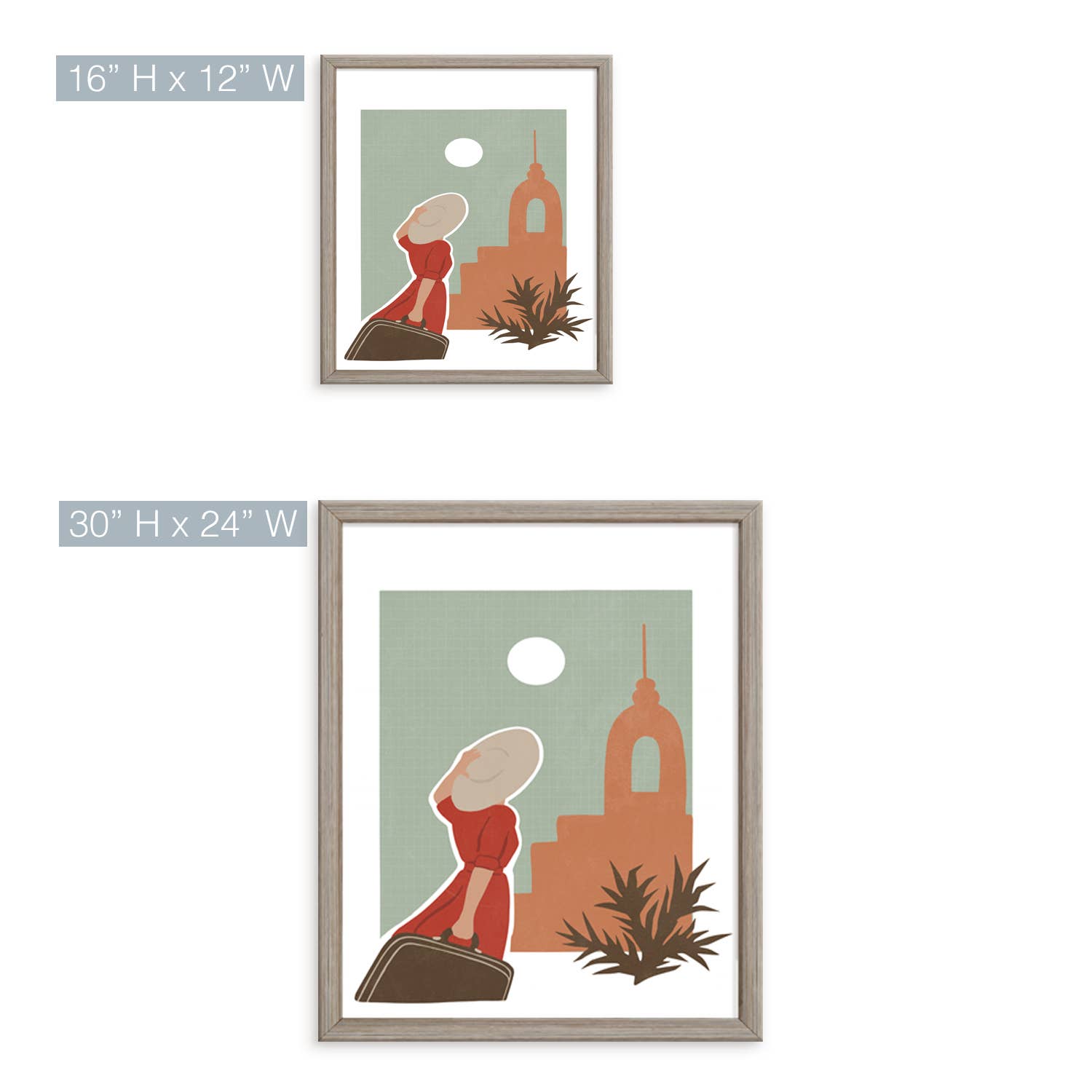 Ready2hangart, Inc. – wholesale Art print – 'Summer Nomad VII' Framed Print Wall Art by ChiChi Décor3