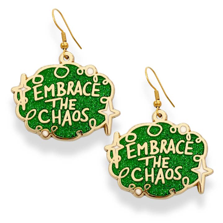 Embrace the Chaos Earrings for wholesale by Jubly-Umph