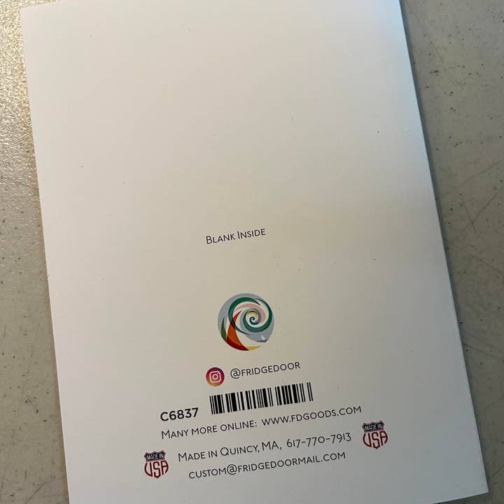 Fridgedoor - Wholesale Everyday Greeting Card - 5'' x 7'' Your Idea May Move the World Greeting Card1