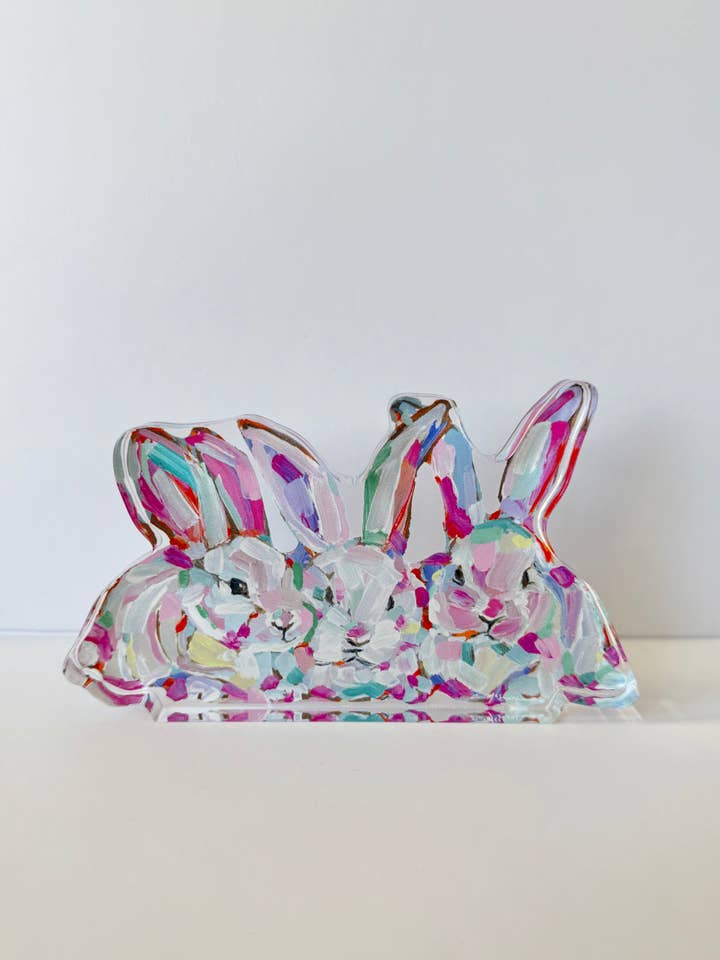 “Hip Hap Hop” acrylic shelfie for wholesale by Chelsea McShane Art