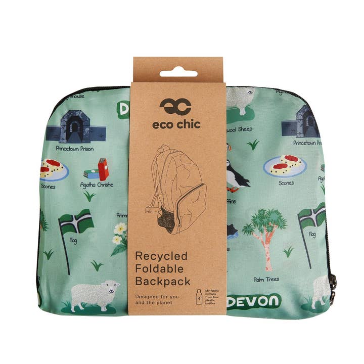 Eco Chic - Wholesale Backpack – Women's - Eco Chic Lightweight Foldable Backpack Devon2