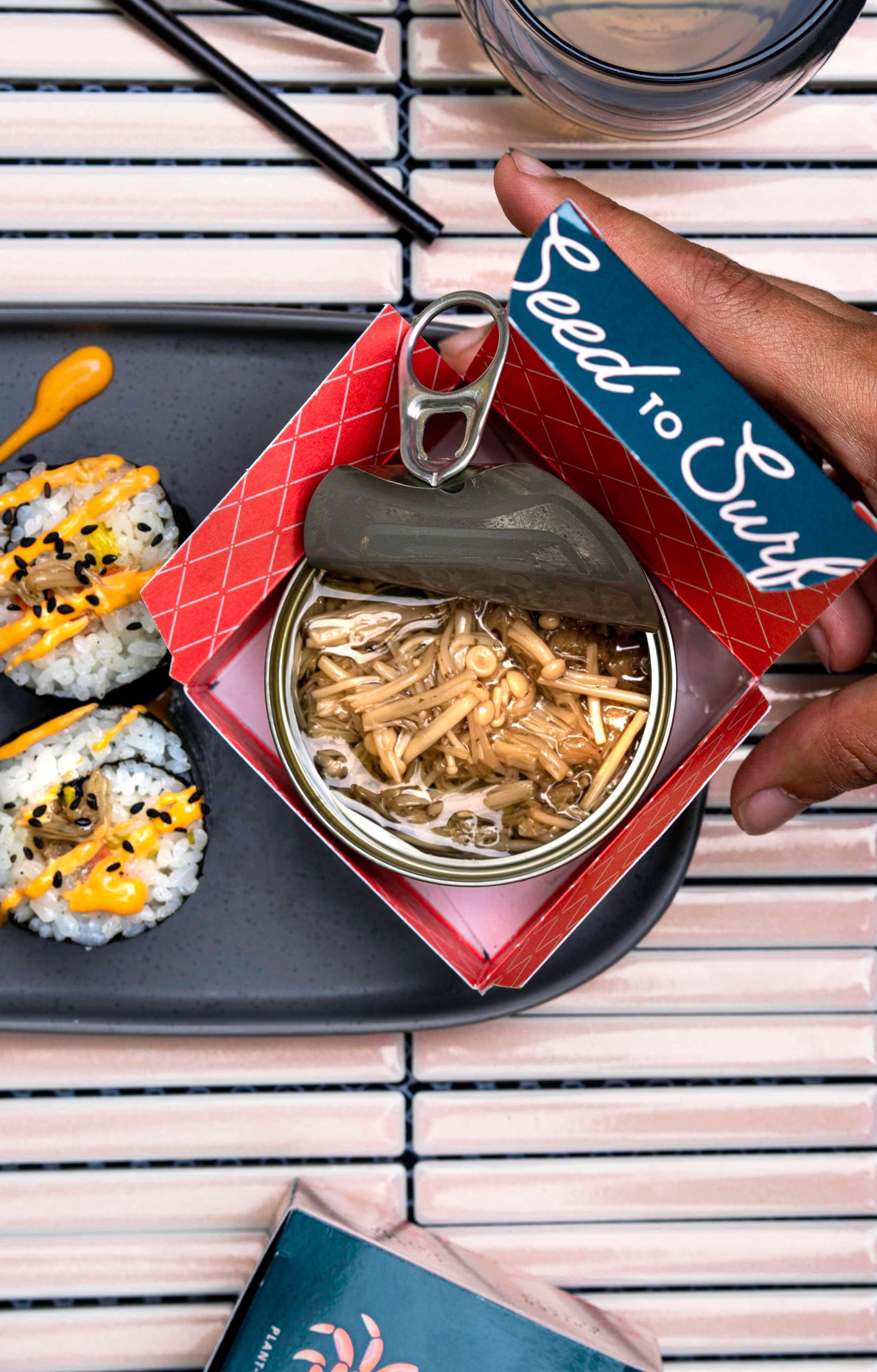 Seed to Surf – Engroshandel Hyldestabil færdiglavet mad – Enoki Mushroom Sne Krabbe (Vegansk)6