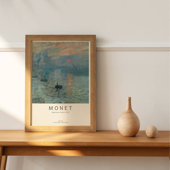 Knot & Soul - Vendita all'ingrosso Stampa artistica - Monet - Impressione, alba