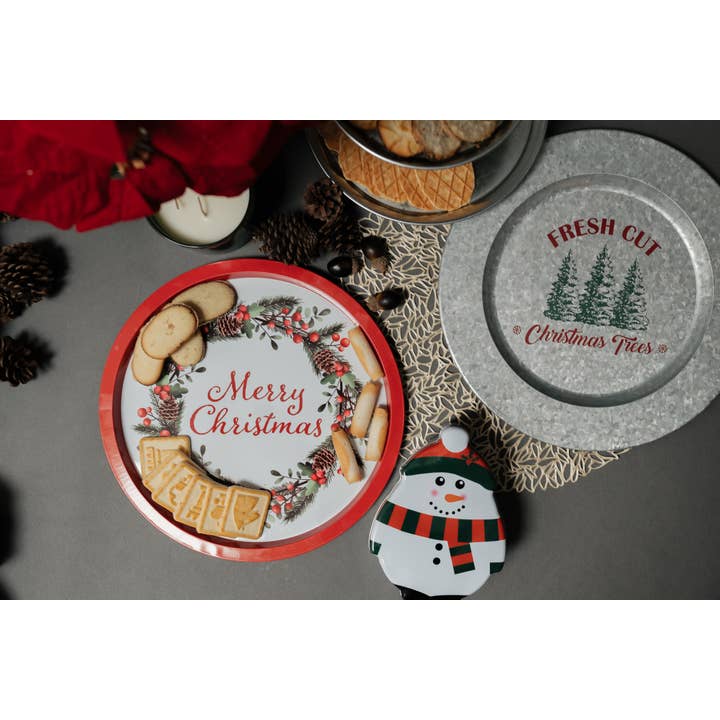 DAHO - Wholesale Canister Set - DaHo Christmas Holiday Novelty Shaped Tin Canister 3ASST3