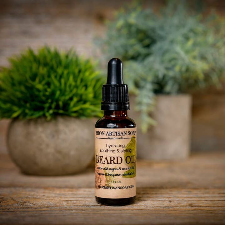 Beard Oil | Cedarwood, Tea Tree, Bergamot Essential Oils for wholesale by MION Artisan Soap