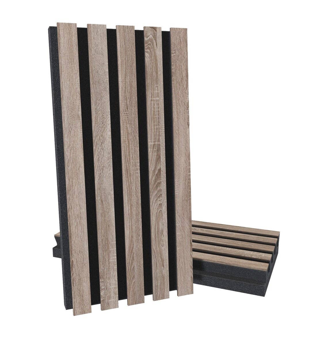 ATB-Sound sp. z o. o. - Vente Panneaux décoratifs - Panneaux acoustiques en bois à lattes « Pole-HALF » | Son et style2