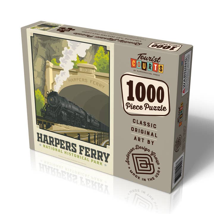 Harpers Ferry NHP - Train Puzzle for wholesale by Pumpernickel Press