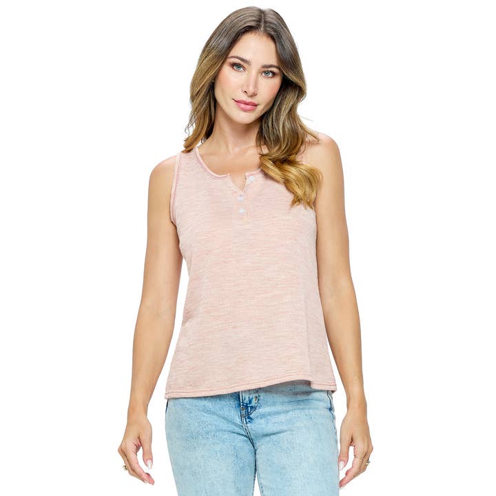 Yak & Yeti - Vente Débardeur – femme - Débardeur côtelé0