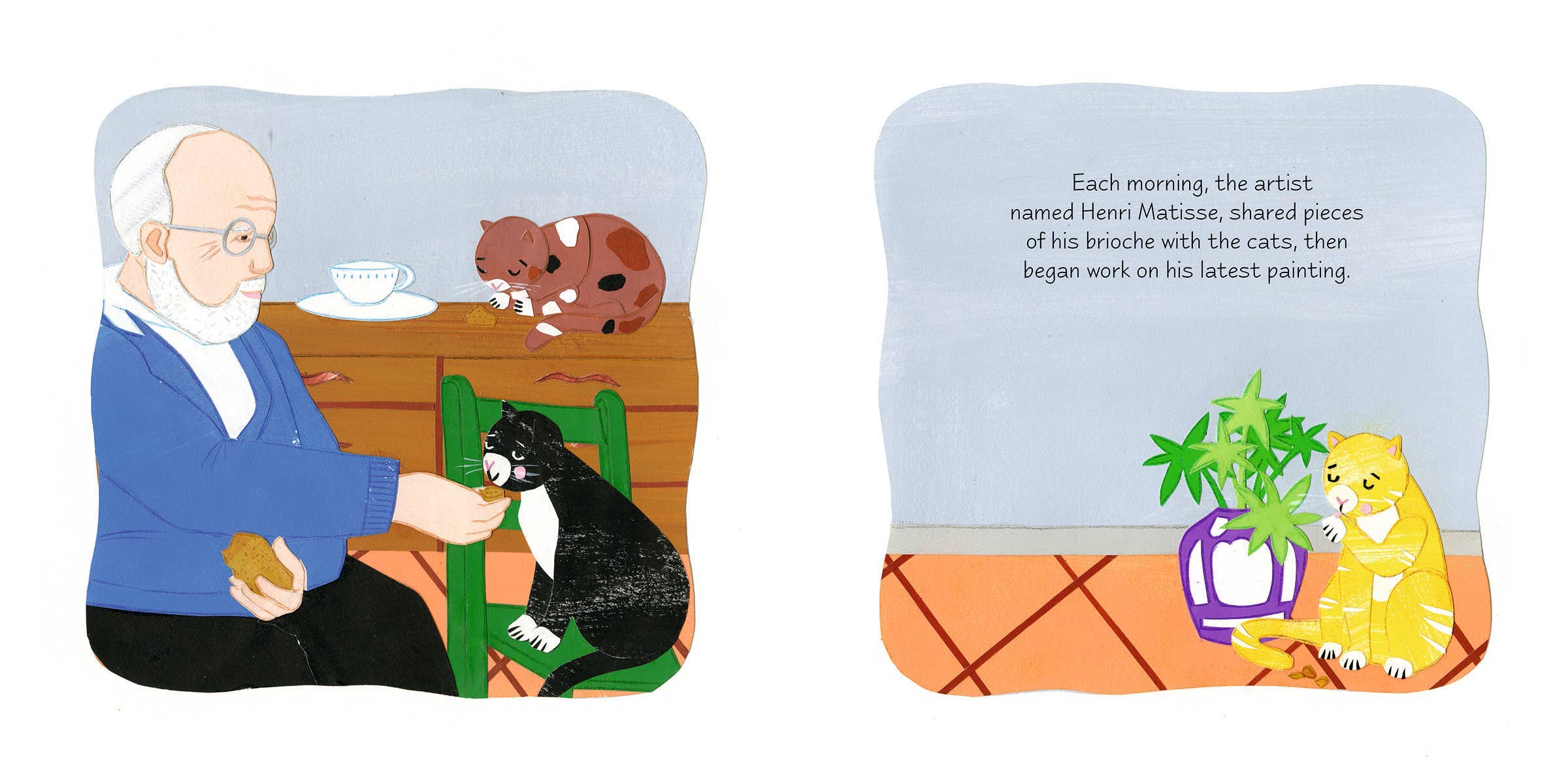 Schiffer Publishing – wholesale Förskolebok (3–5) – En Purr-fect Målning: Matisses andra stora katt3