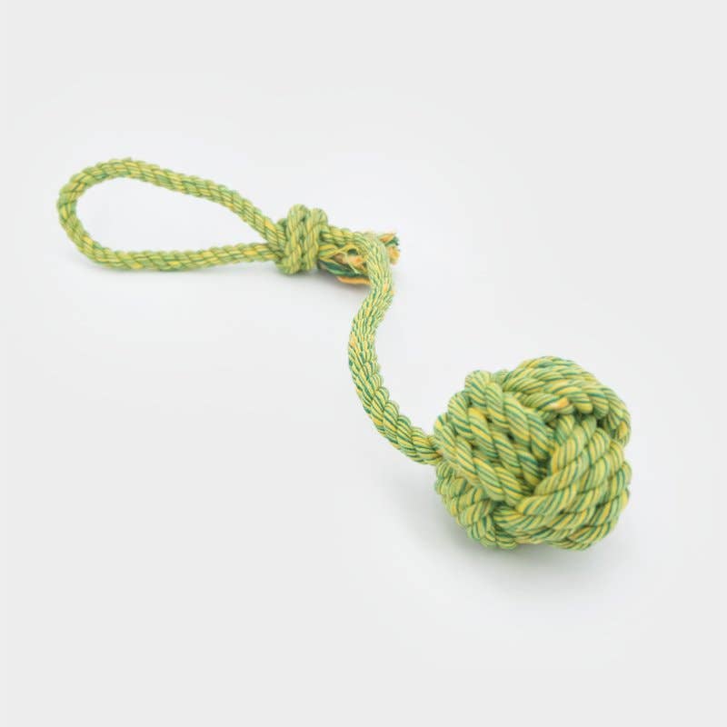 4cats Heimtierbedarf GmbH - Wholesale Pet Rope Toy - Dog - Happy Pet Nuts For Knots Rope Ball - colours vary,2