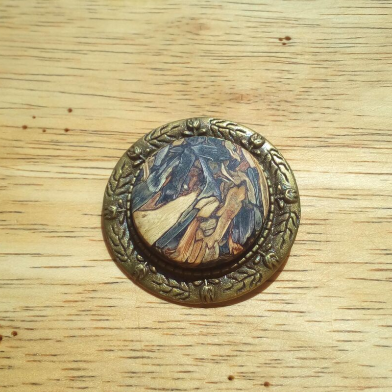 Handcrafted from Tumbleweed - Wholesale Brooch - Tumbleweed Antique Brass Brooch3