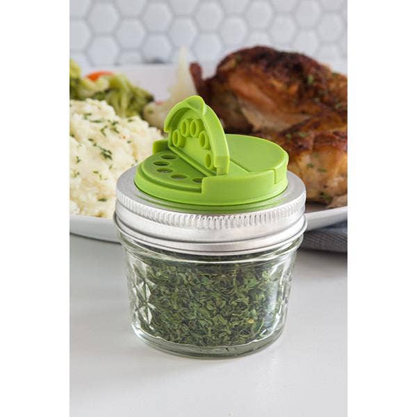 Fox Run Brands - Wholesale Jar - Jarware Spice Lid for Regular Mouth Mason Jar, Green4