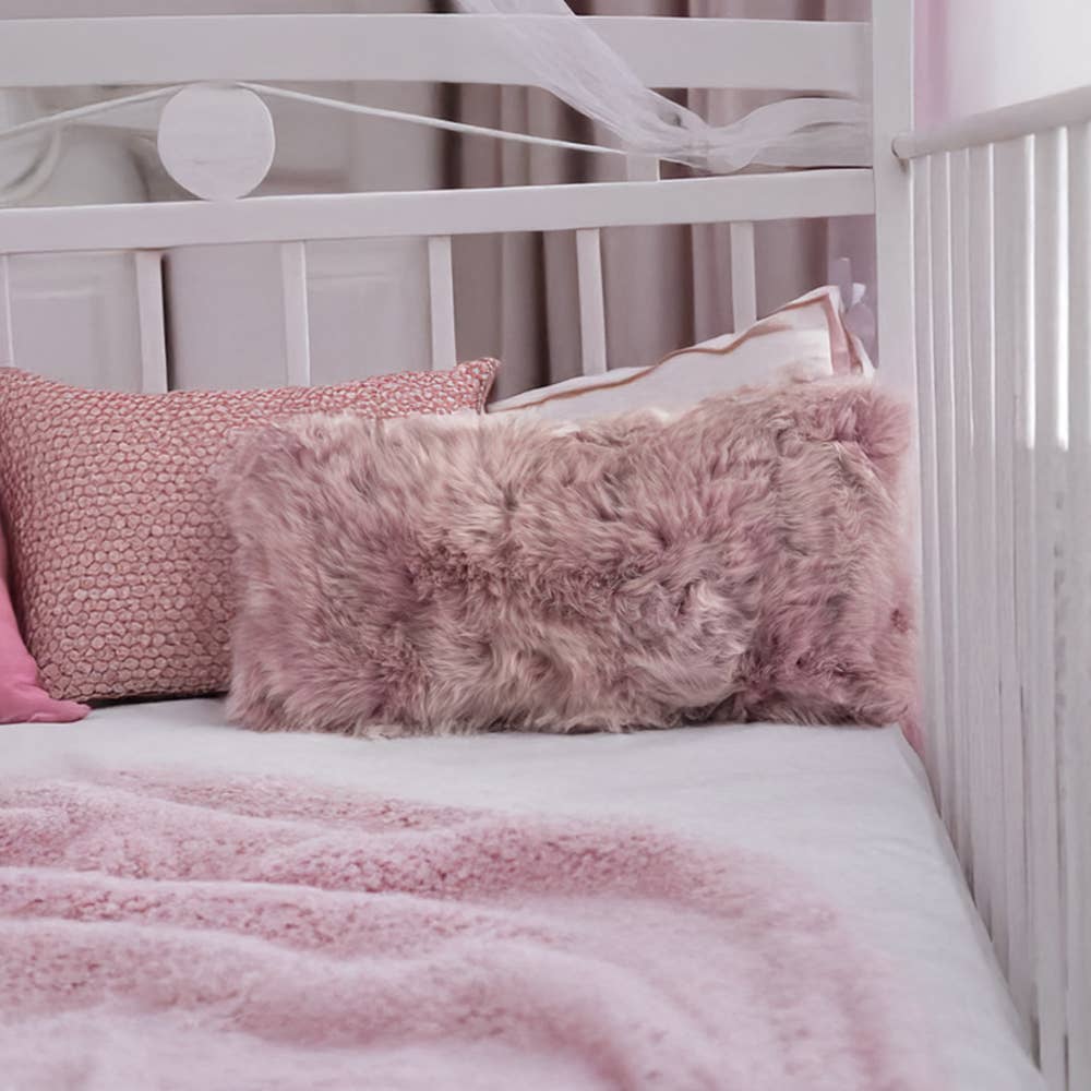 Fibre by Auskin USA - Wholesale Throw/Decorative Pillow - Long Wool Sheepskin Lumbar Pillow5