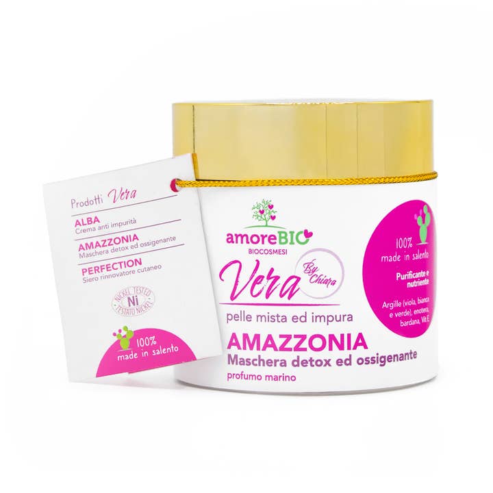 AMAZZONIA ansiktsmask - Detox och syresättande, 100 ml för wholesale av Amore Biocosmesi