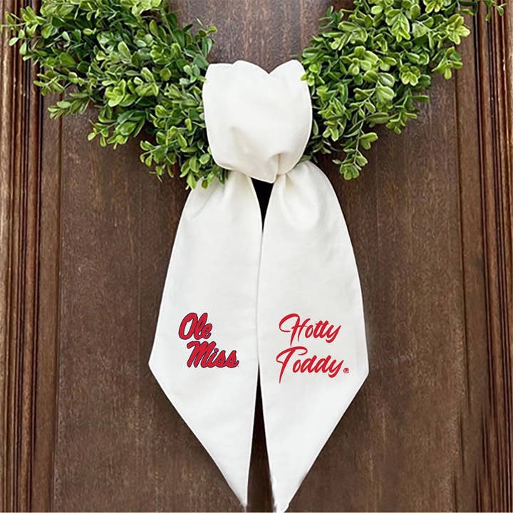 Fajín con Corona y Logo Impreso de Ole Miss para venta al por mayor de Valiant Gifts Inc