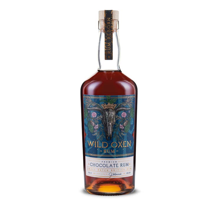 Rum al Cioccolato Wild Oxen 70cl per la vendita all'ingrosso da parte di Abingdon Distillery