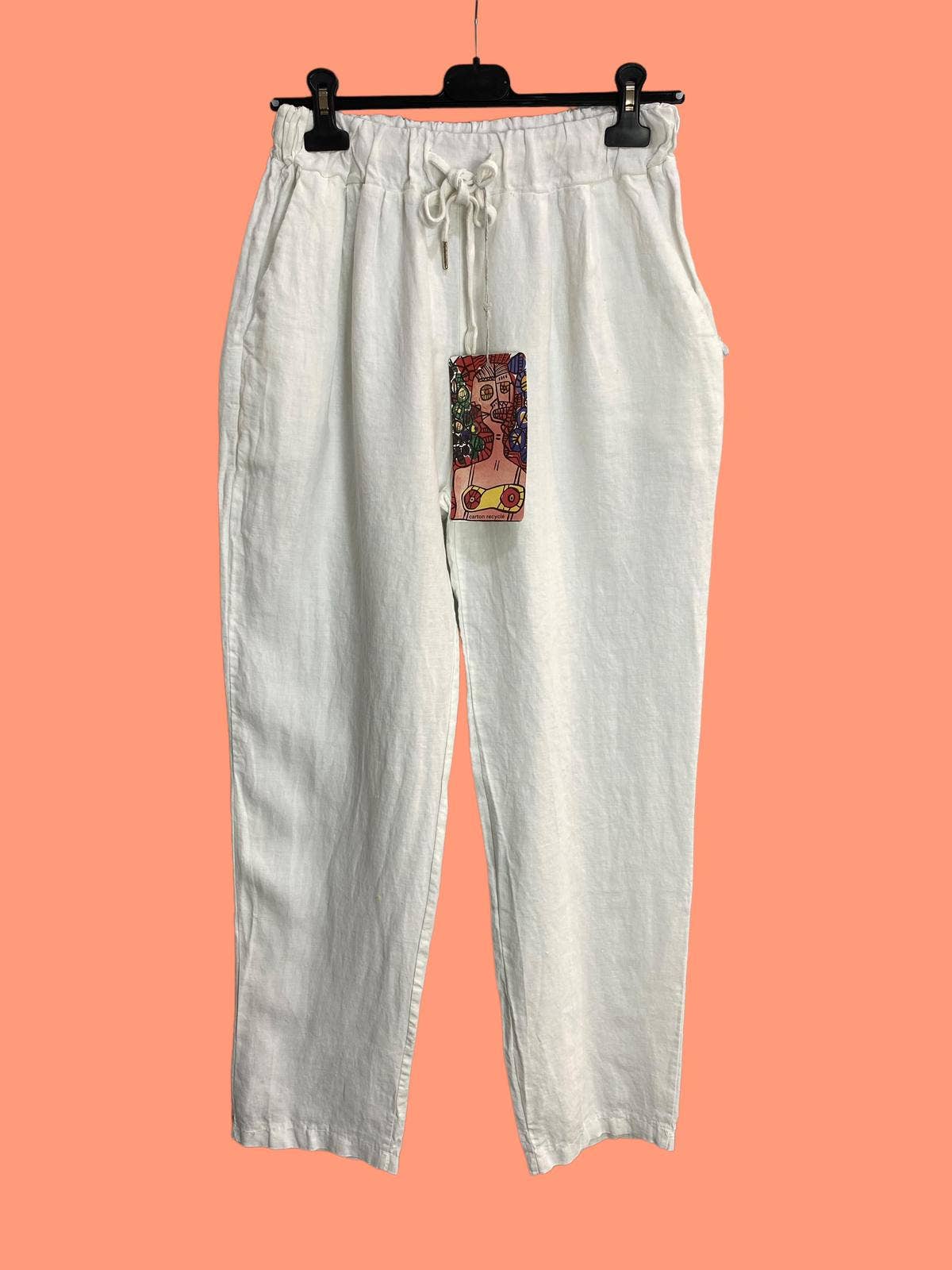 la maison des fibres naturelles – Engroshandel Bukser - Dame – bukser 668121 100% Hør fremstillet i Italien65