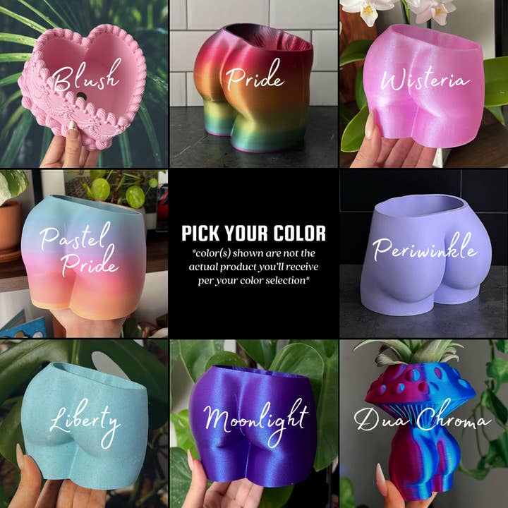 Peachy Pilea – Großhandel Blumentopf – Lavalampen-Pflanzgefäß | Weitere Farben erhältlich