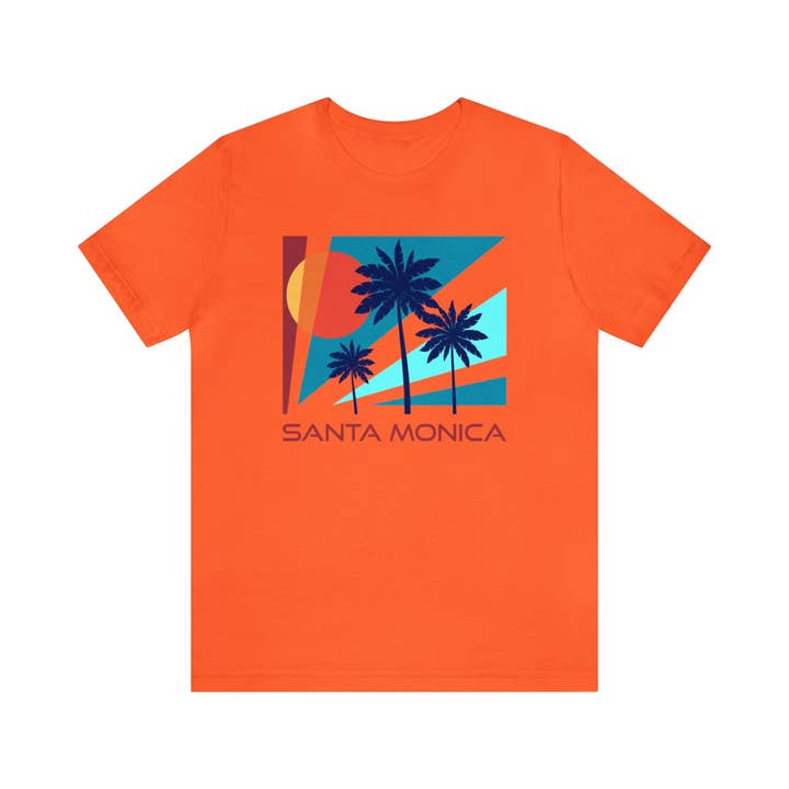 Hey Mountains - Wholesale Screen Printed T-Shirt - Unisex - Santa Monica, California T-Shirt - Unisex Santa Monica Shirt