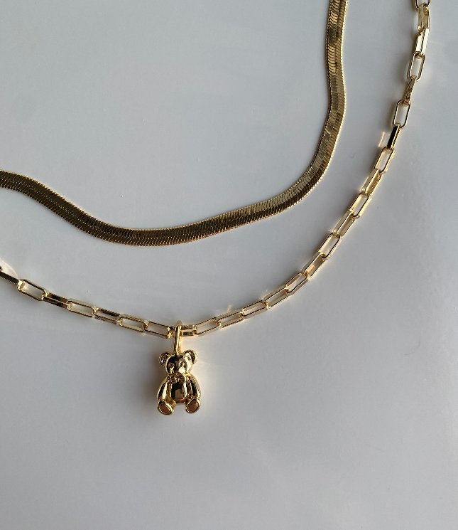 The Sis Kiss - Wholesale Link & Chain Necklace - Islander Paperclip Chain - Threader Chain Layer with Charms 6