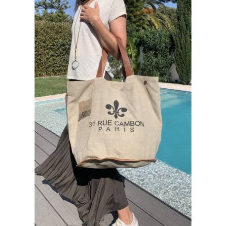 Casa Natura Design SL - Wholesale Beach Bag - Classic Tote Canvas Bag Daily or Beach - RETRO RR15