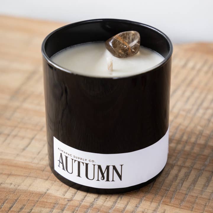 Autumn Candle - 10oz Glass Tumbler for wholesale by Almanac Supply Co.