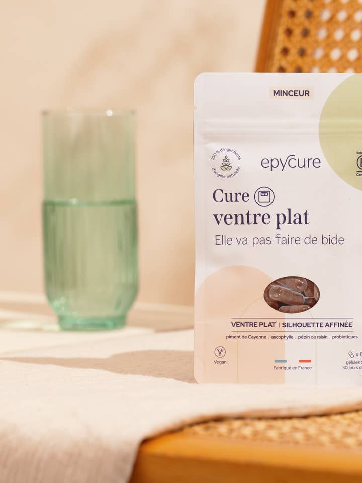 FLAT STOMACH CURE -1 MONTH OF CURE - x60 PILLS - 2 capsules for wholesale by Epycure