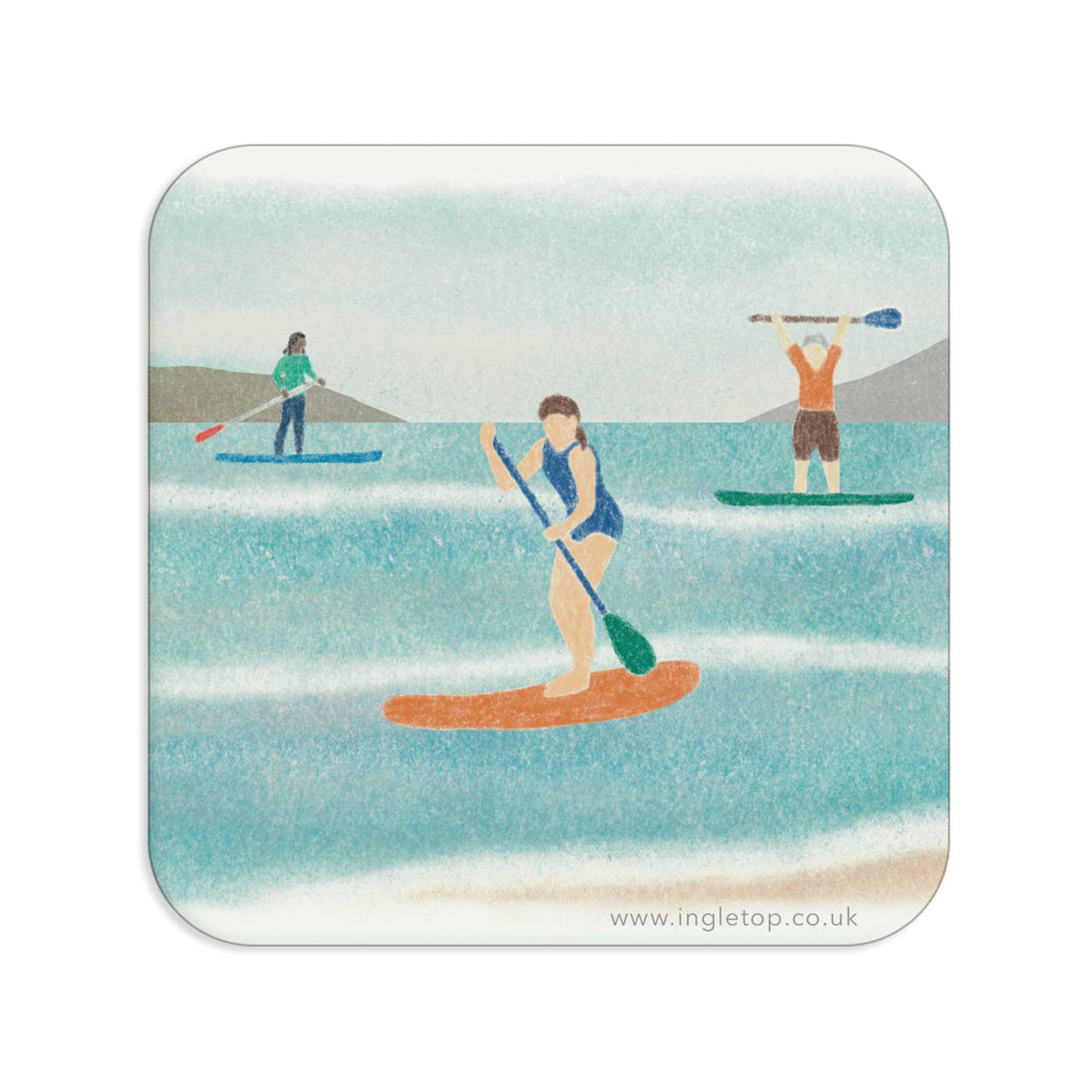 Ingletop - Wholesale Coasters - Paddleboarding Coaster