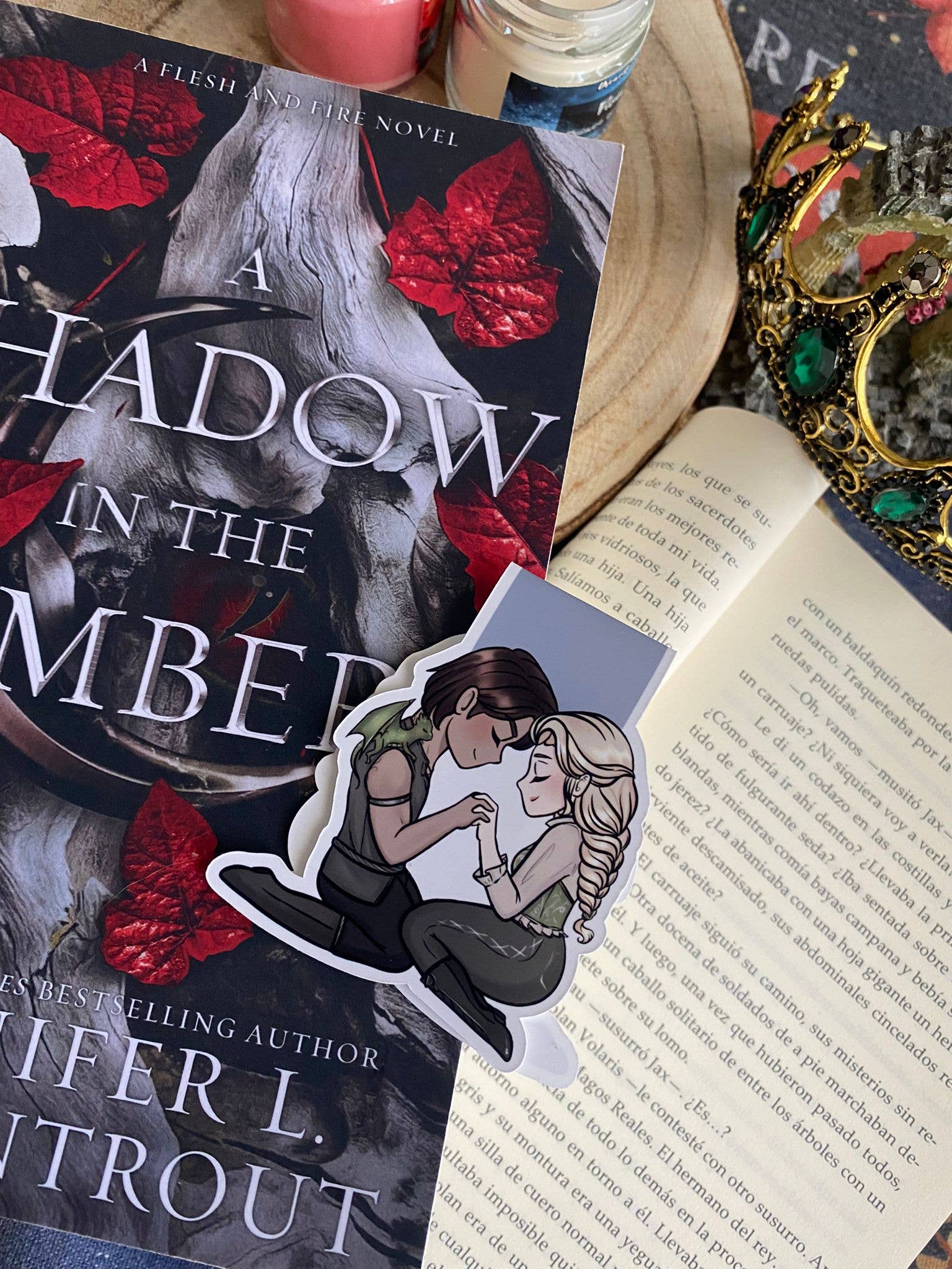 Alsace’s Art - Wholesale Bookmark - Asite Magnetic Bookmark : Seraphena Y Nyktos2