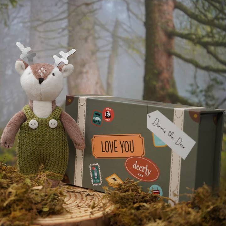 Jouet boîte d'allumettes 'Dennis Le Cerf' des Vagabonds Sauvages pour la vente par CGB Giftware