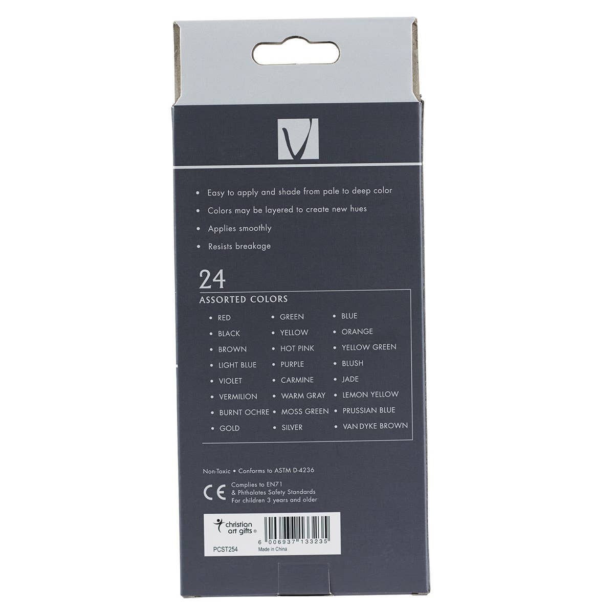 Christian Art Gifts - Vente Crayons de couleur - Crayons de couleur Veritas 24/set1
