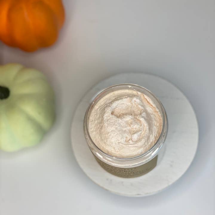 Tickle Creek Soap – Esfoliante corporal por atacado – Esfoliante de Açúcar Marshmallow Chipeado de Abóbora